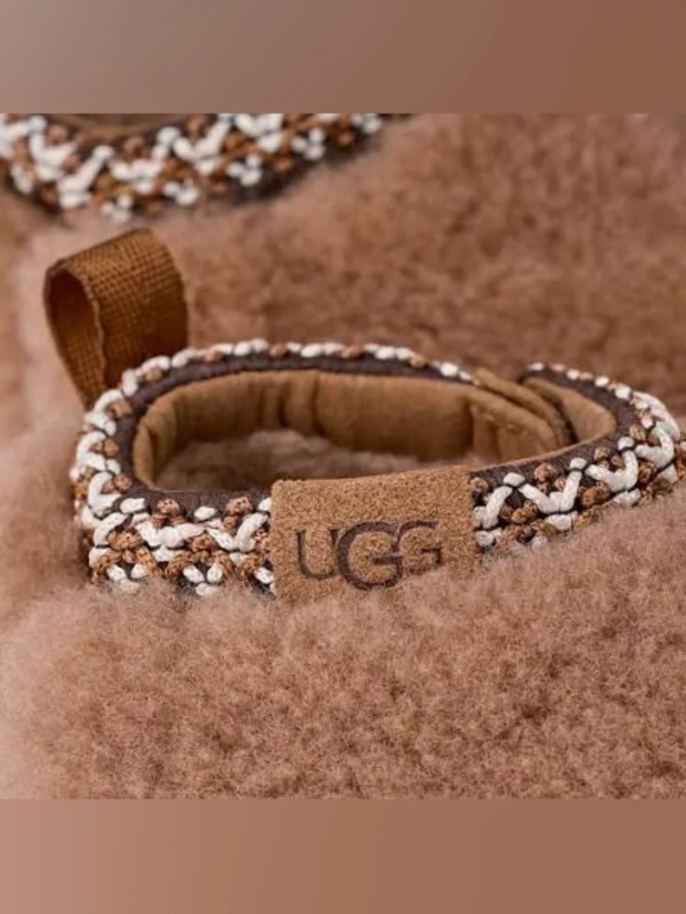 UGG Kids Tasman Maxi Curly ~ Little Kids Size 13 ~ Chestnut
